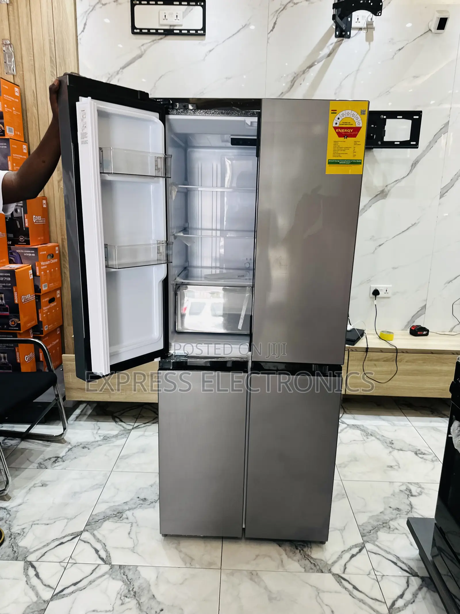 Lovely New Fridge Four Door Nasf-400 Nasco