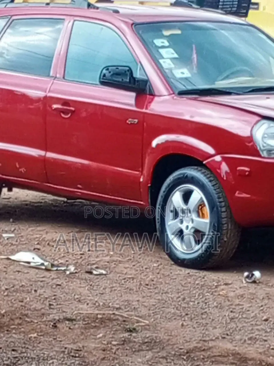 Hyundai Tucson Limited w/XM FWD 2008 Red