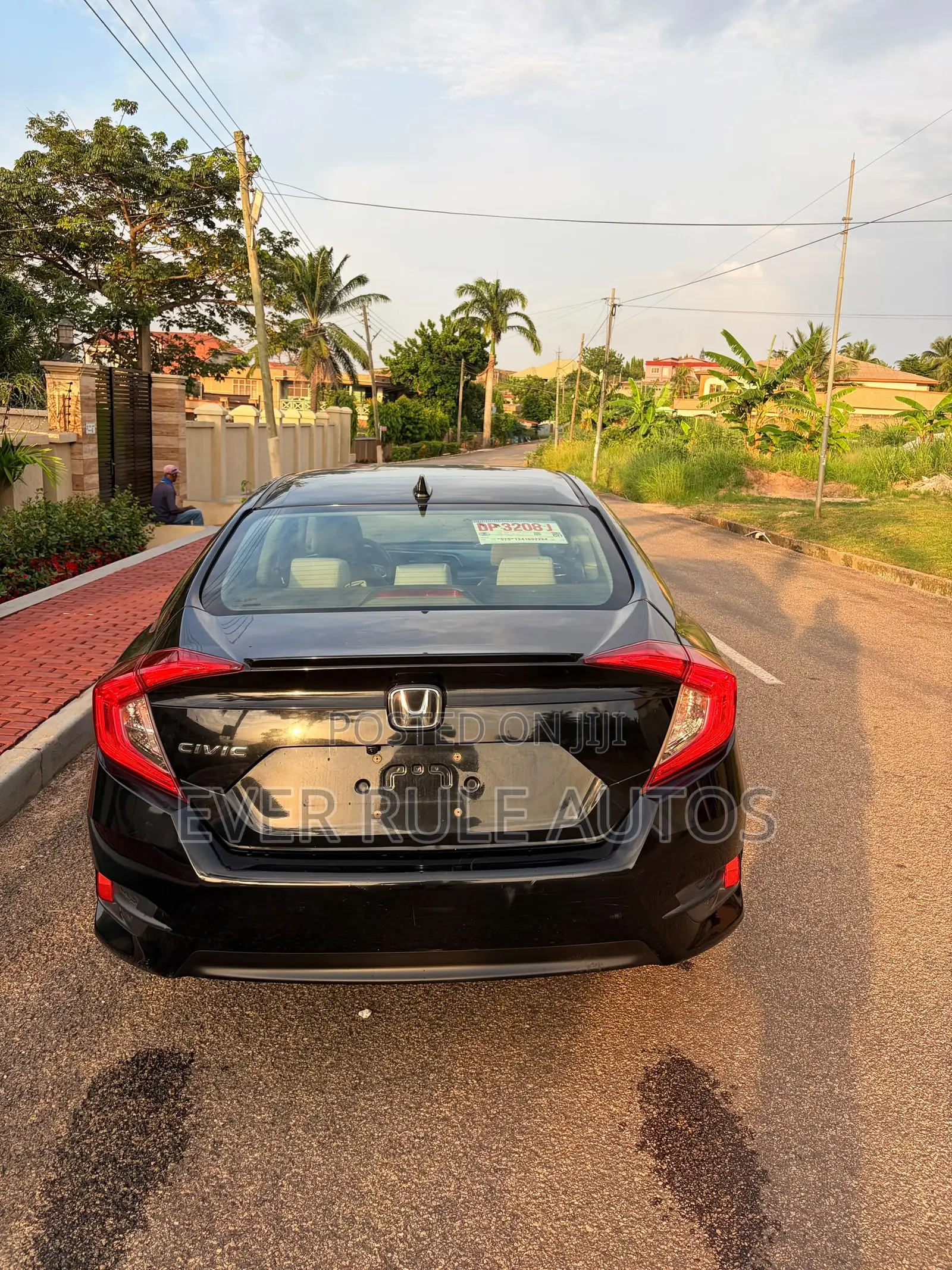Honda Civic EX 4dr Sedan (2.0L 4cyl) 2017 Black