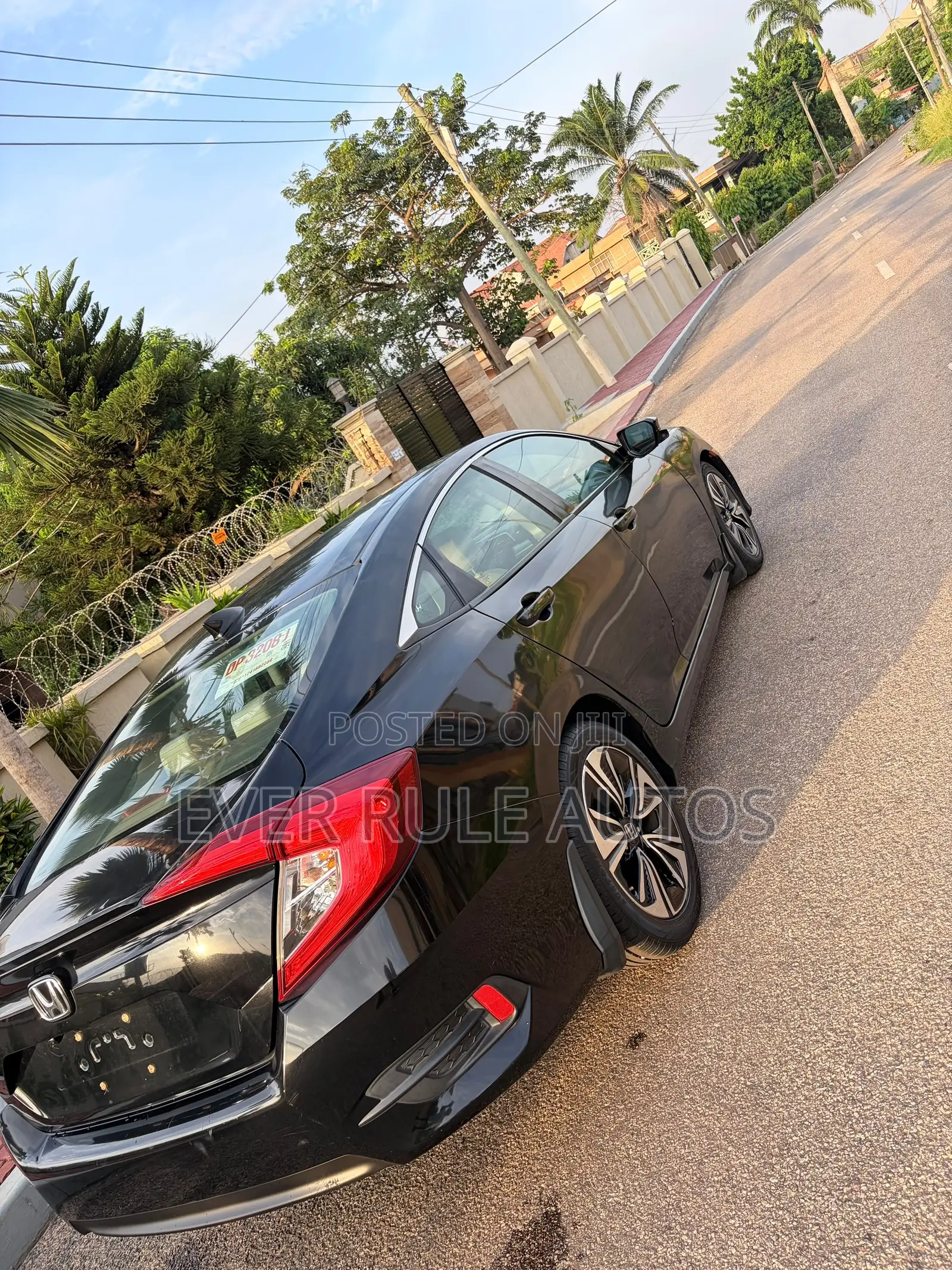 Honda Civic EX 4dr Sedan (2.0L 4cyl) 2017 Black
