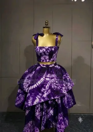 Ankara Print Fabric Skirt and Top