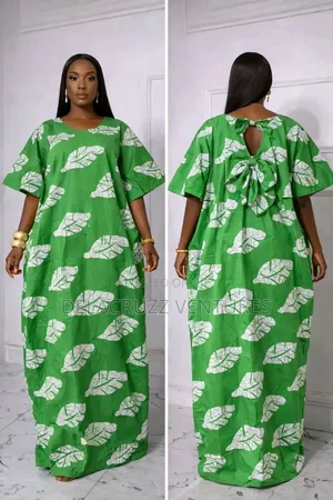 Ankara Print Fabric Bubu Dress