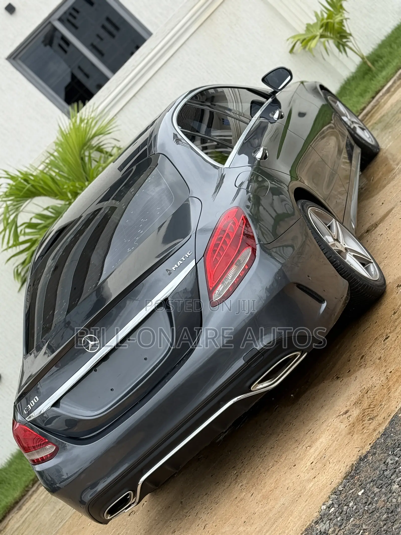 Mercedes-Benz C300 Sport 4Matic Sedan AWD (2.0L 4cyll 7A) 2016 Gray