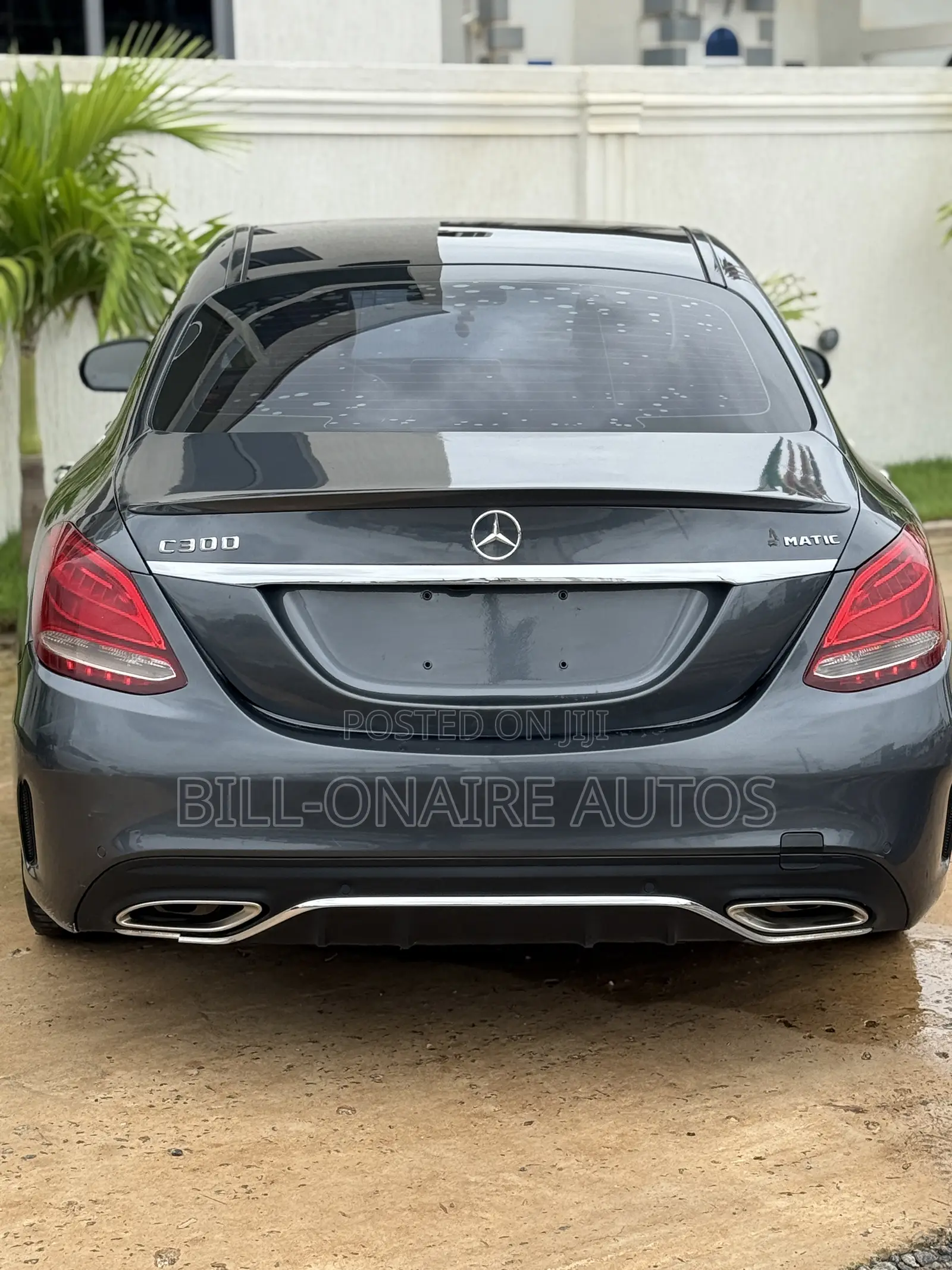 Mercedes-Benz C300 Sport 4Matic Sedan AWD (2.0L 4cyll 7A) 2016 Gray