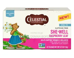 Celestial Herbal Tea Shewell Raspberry Leaf Wellness Tea
