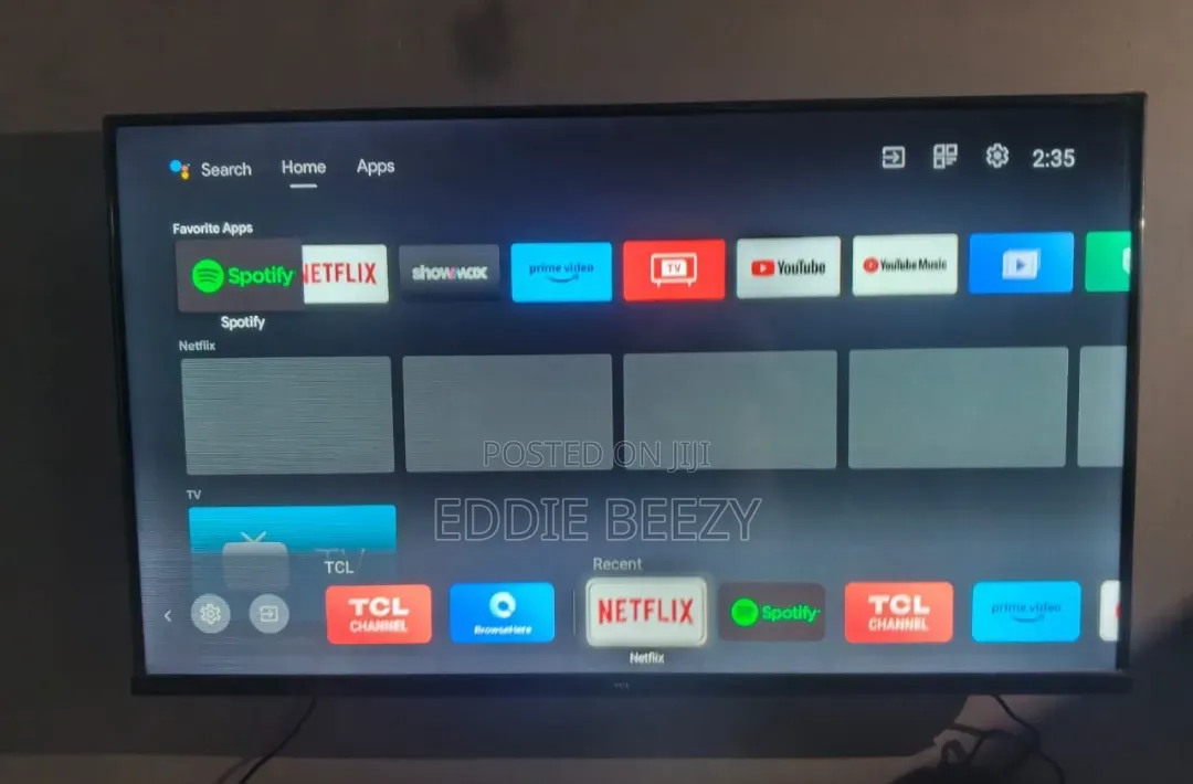 Tcl 43inchs Smart Android Television