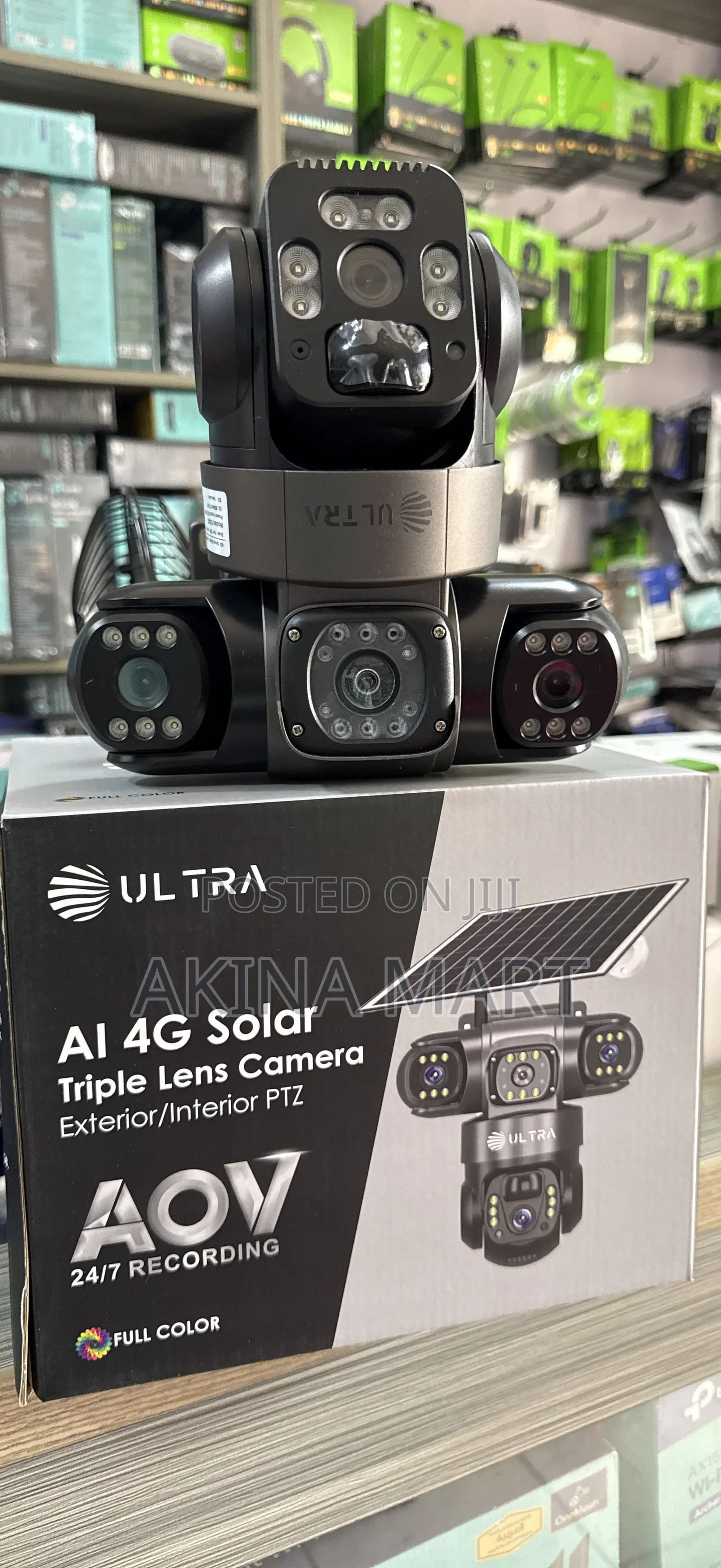 3lens Solar 4g Camera Aov Es30 4g Solar Camera