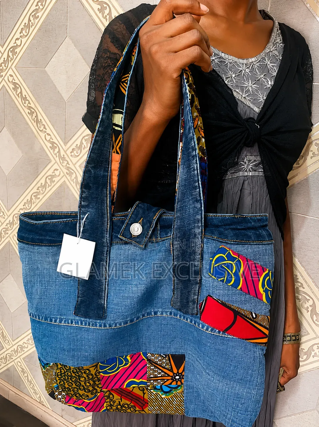 Denim Tote Bag