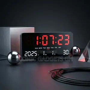Multifunctional Digital Led Wall Desk Clock