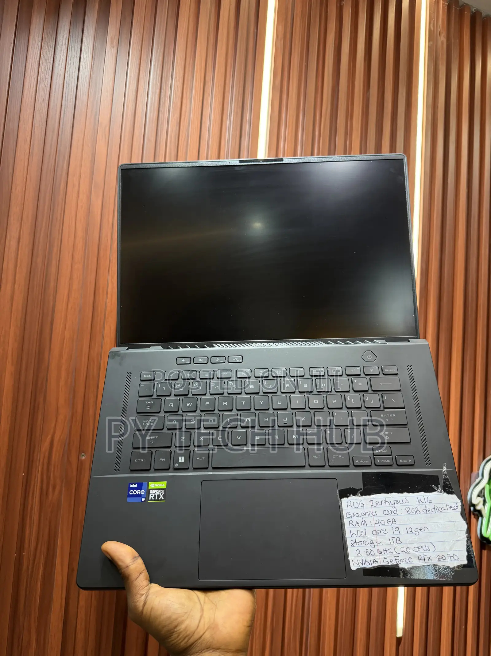 Laptop Asus ROG Zephyrus M16 GU603HR 40GB Intel Core i9 SSD 1T