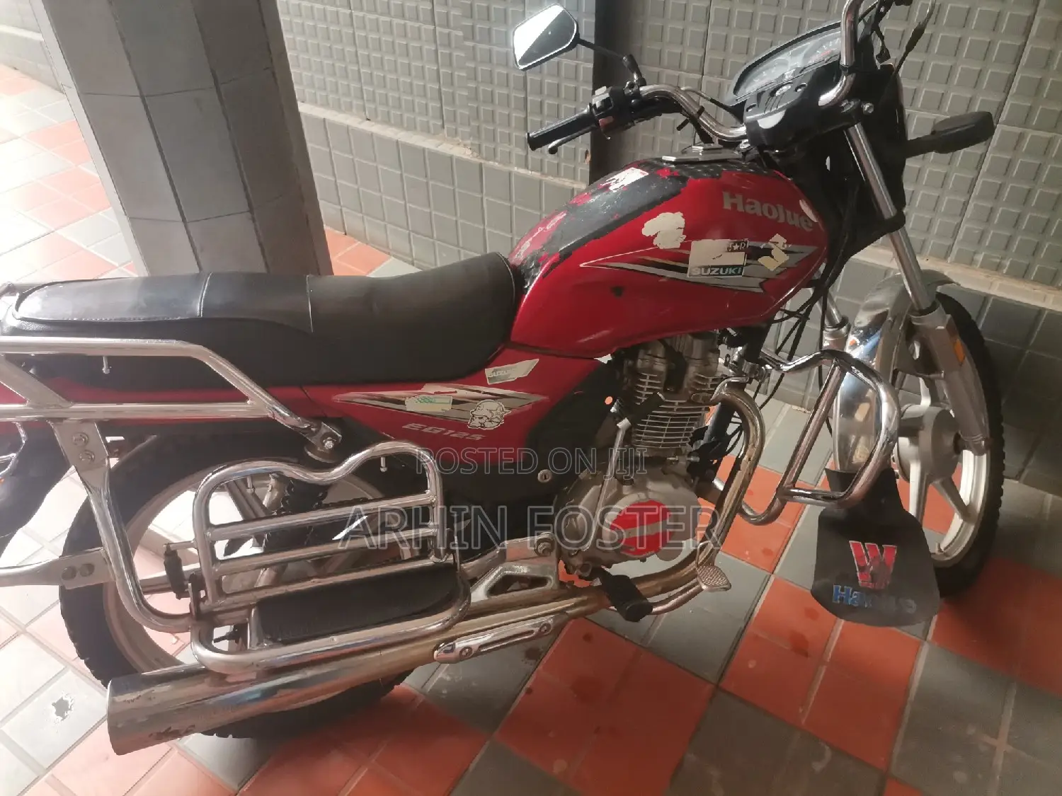 Haojue EG125/EG125OLD 2019 Red
