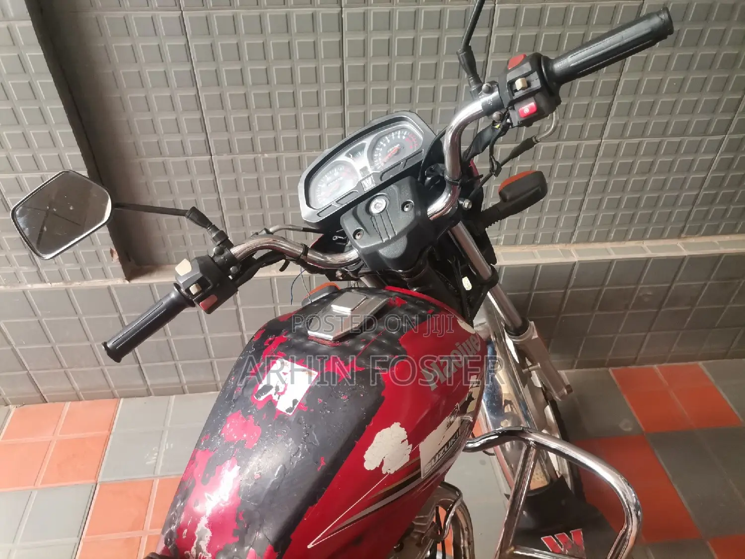 Haojue EG125/EG125OLD 2019 Red