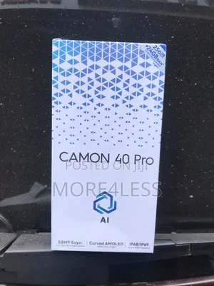 New Tecno Camon 40 Pro 5G 256 GB Black
