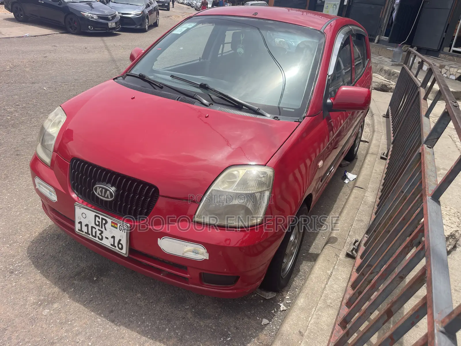 Kia Morning 2008 Red