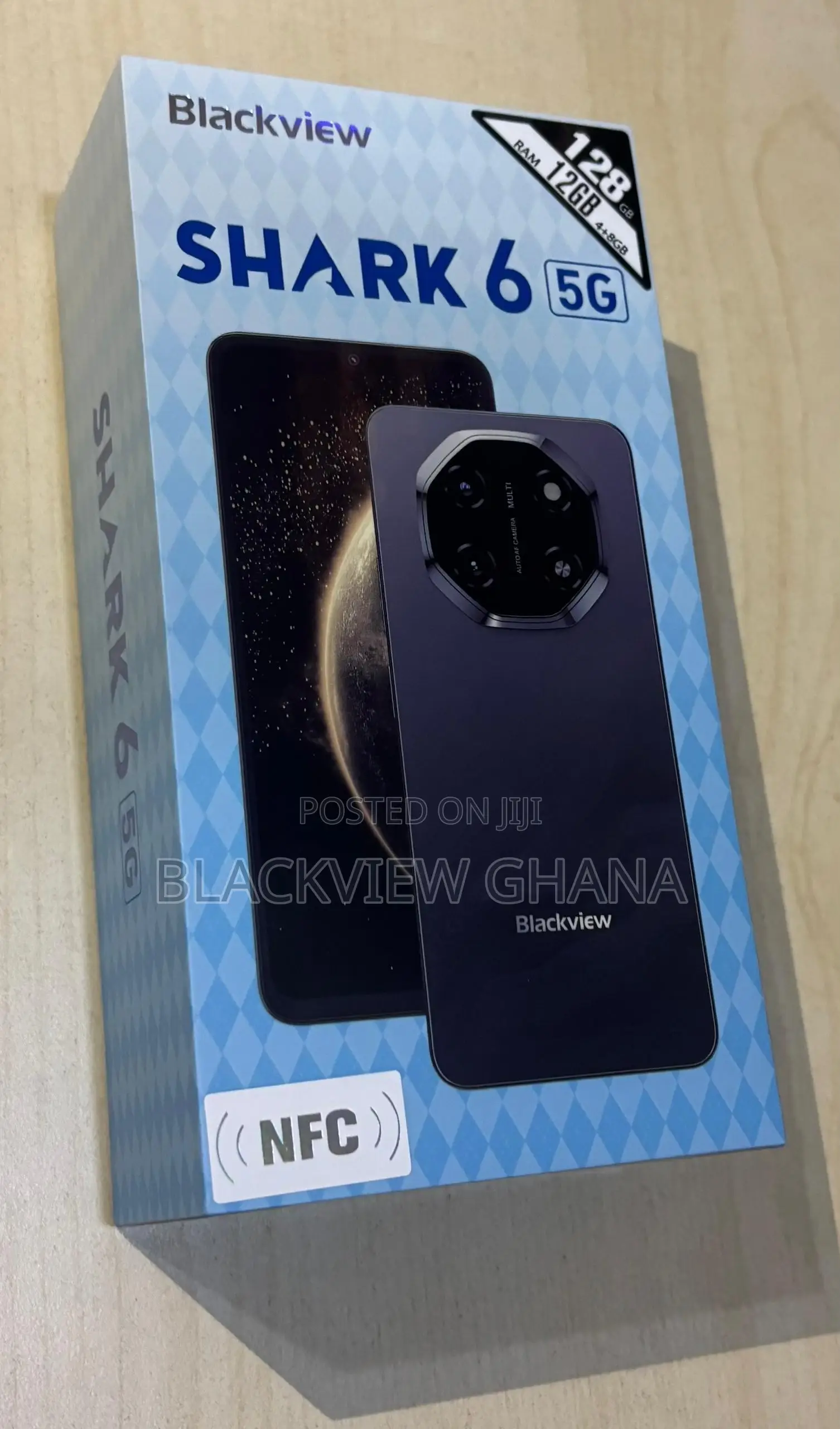 New Blackview Shark 6 128 GB Black