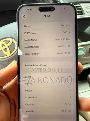 Apple iPhone 16 Plus 256 GB Black
