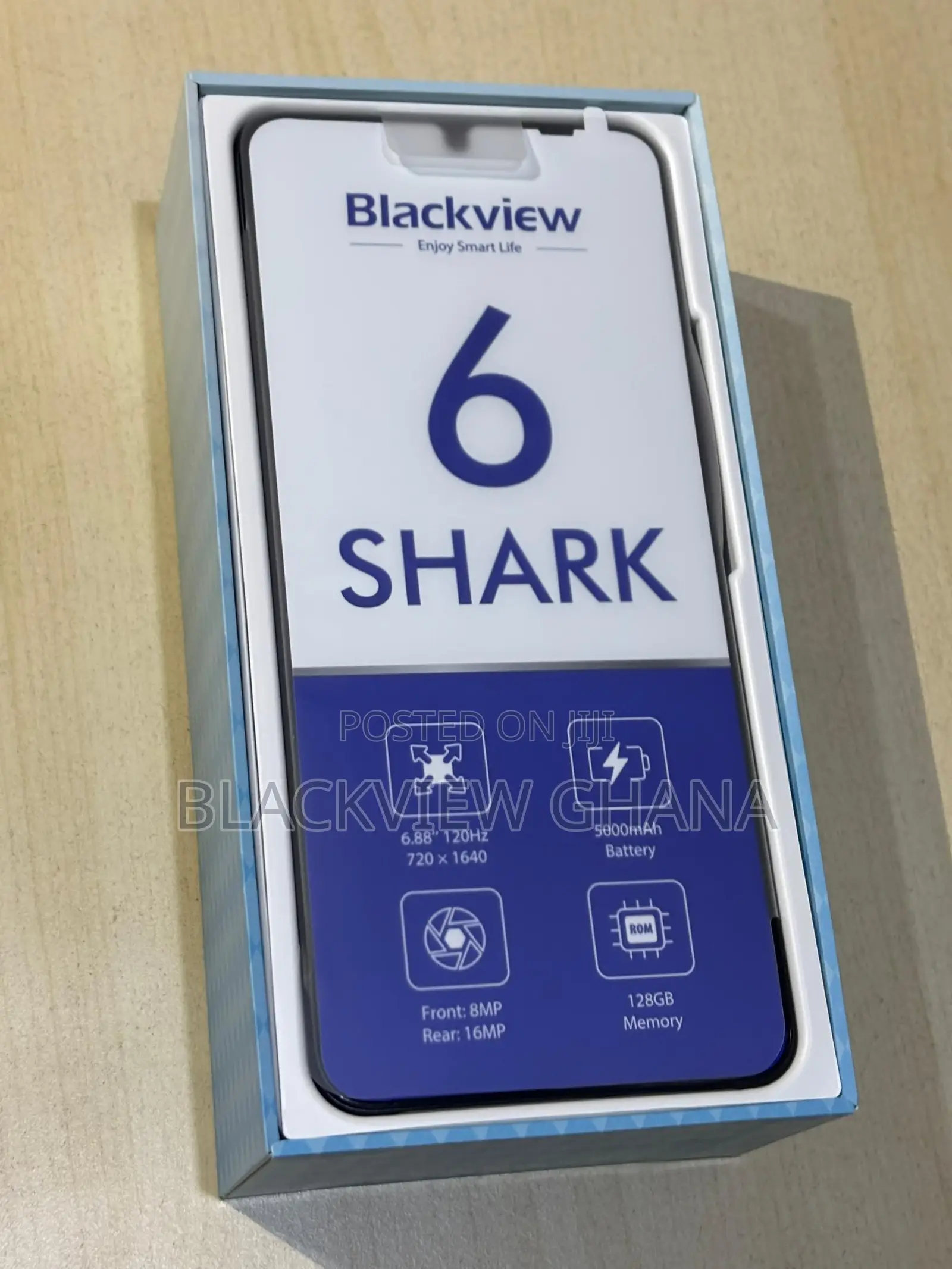 New Blackview Shark 6 128 GB Black