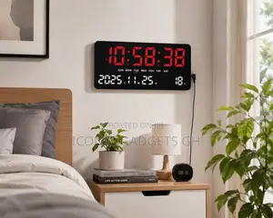 Led Digital Clock 10inch X 5 Inch