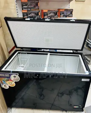 Unique Nasco Single Door Chest Freezer(Nas-475fl)Black,400l