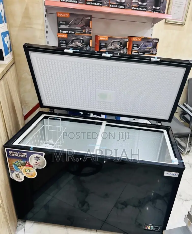 Extremely Quality Nasco 200l Electric Chest Freezer(Nas-475fl)Black