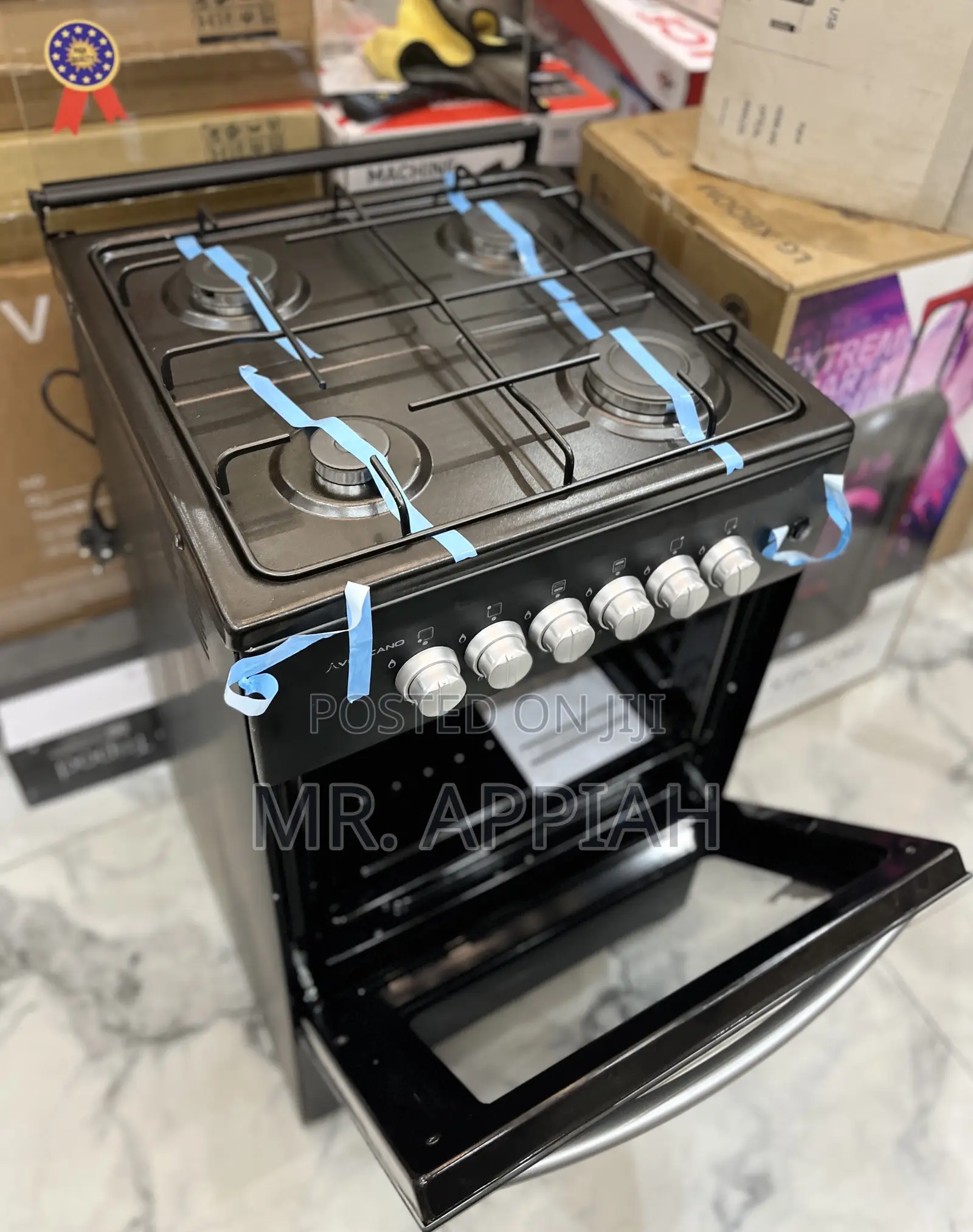 Extremely Quality Volcano Gas Oven 4 Burner With Grill 