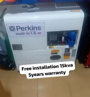 Perkins 15kva Diesel Generator With Silent Canopy