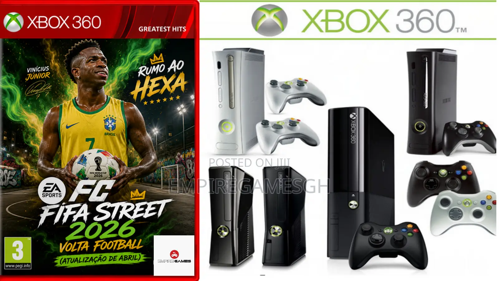 Fc 26 Pes 2026 for Xbox 360 – Real Working