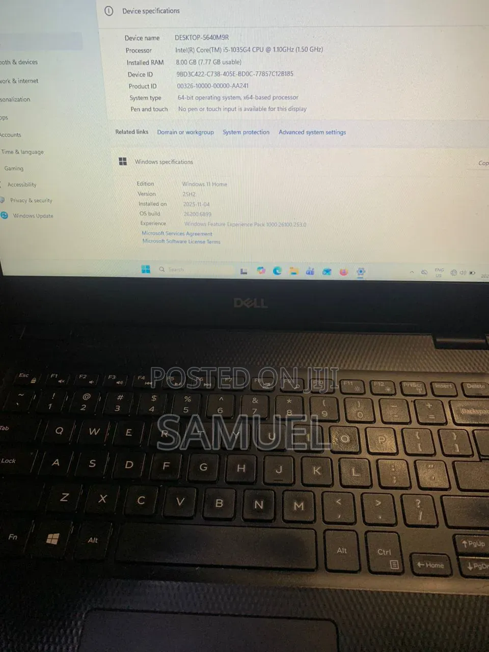 Laptop Dell Inspiron 14 3493 8GB Intel Core i5 SSD 256GB