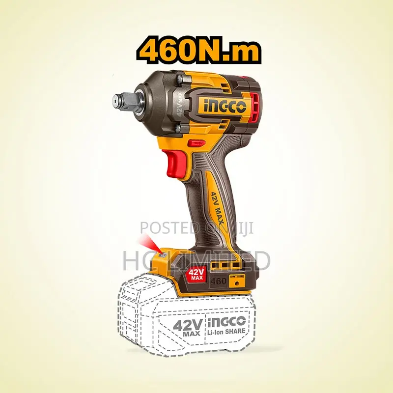 Ingco Cordless Impact Wrench - Ciwli42461