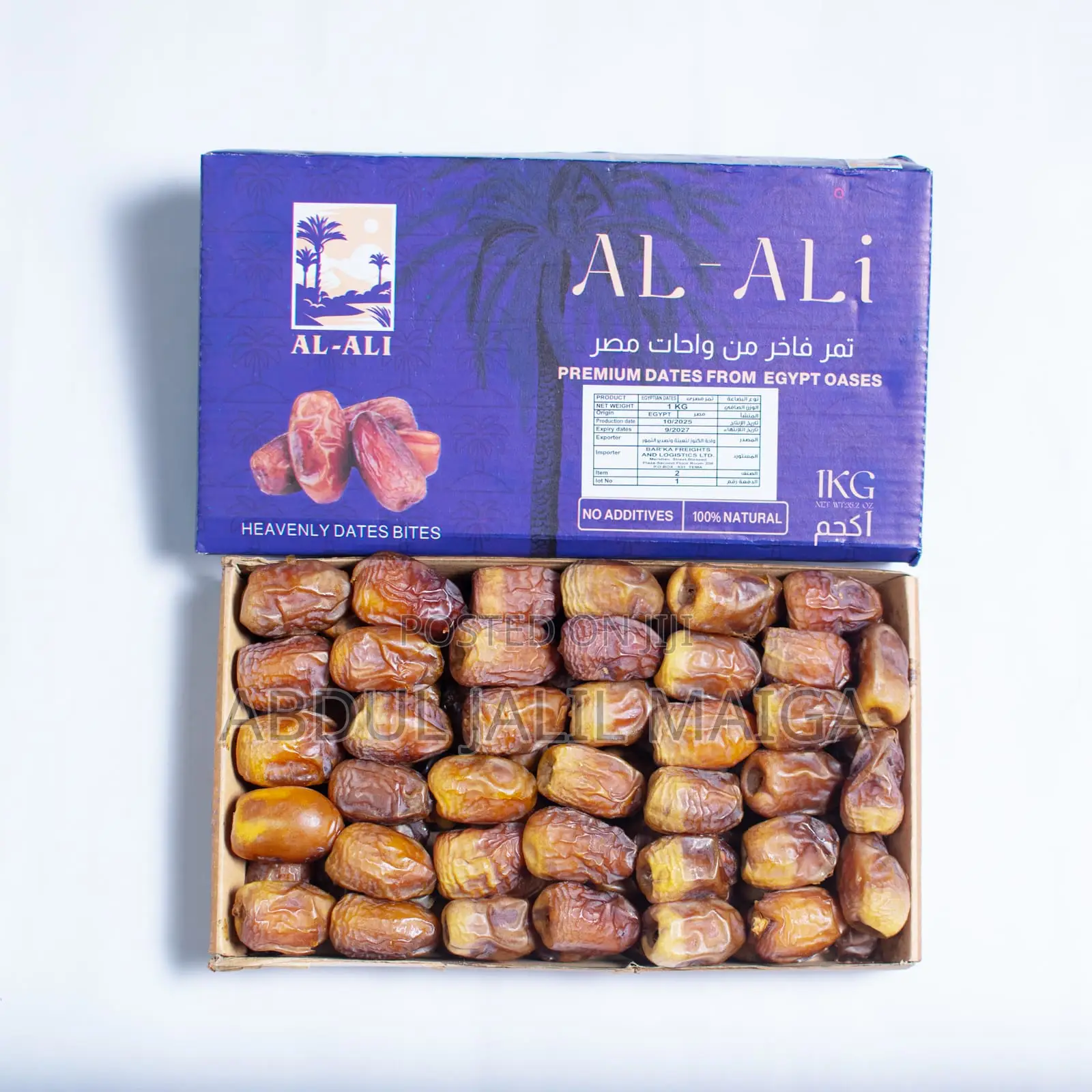 5kgs Premium Dates 100% Organic Chemical-Free No Added Sugars