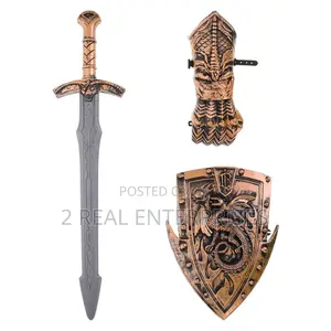 Kids Sword With Shield and Wrist Guards