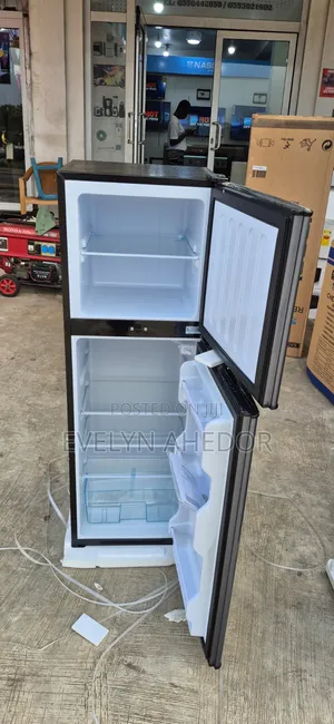 Super Quality Nasco 158l Top Freezer Gray Colour Double Door Fridge