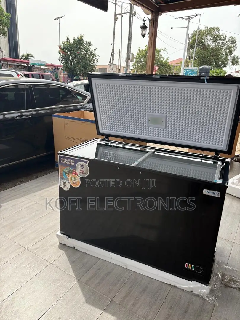 Nasco Black 400l Deep Freezer Perfect for Bulk Storage