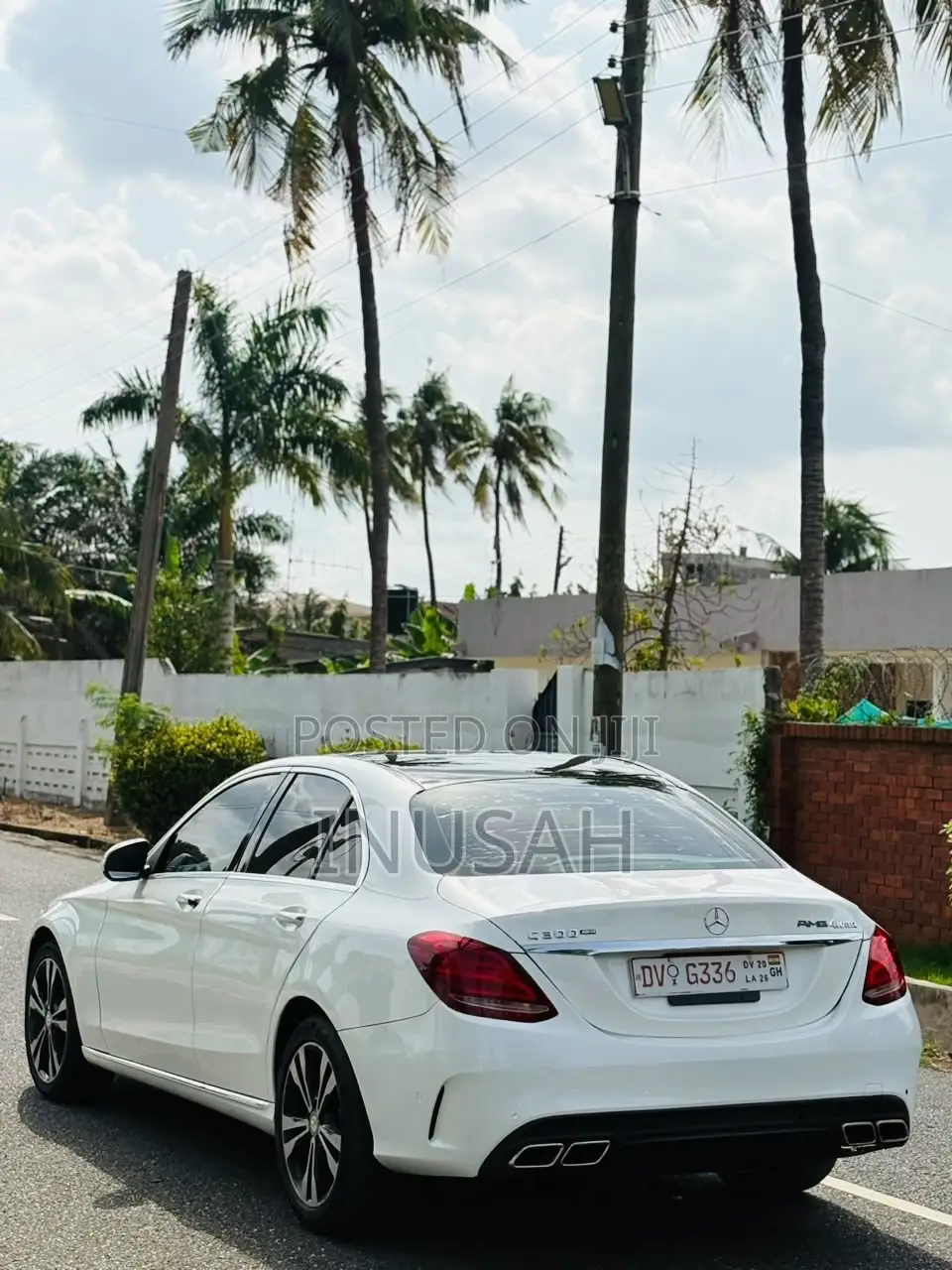 Mercedes-Benz C300 Sport 4Matic Sedan AWD (2.0L 4cyll 7A) 2016 White