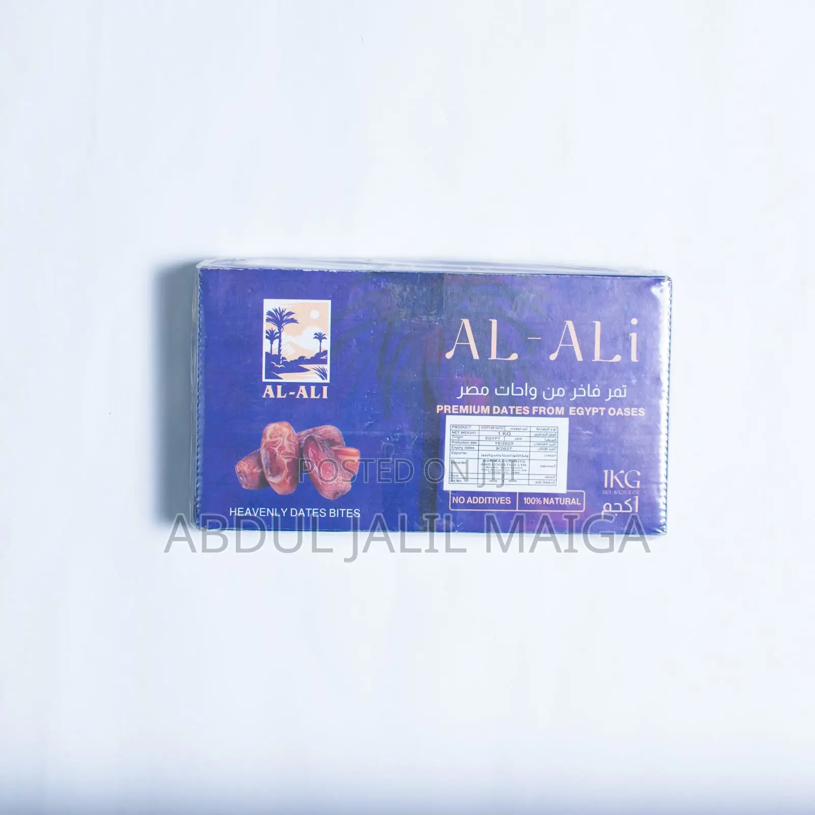 5kgs Premium Dates 100% Organic Chemical-Free No Added Sugars