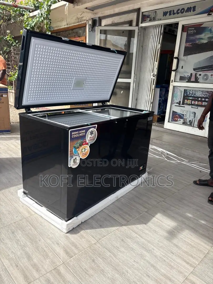 Elevate Your Storage With the Nasco 400l Black Chest Freezer