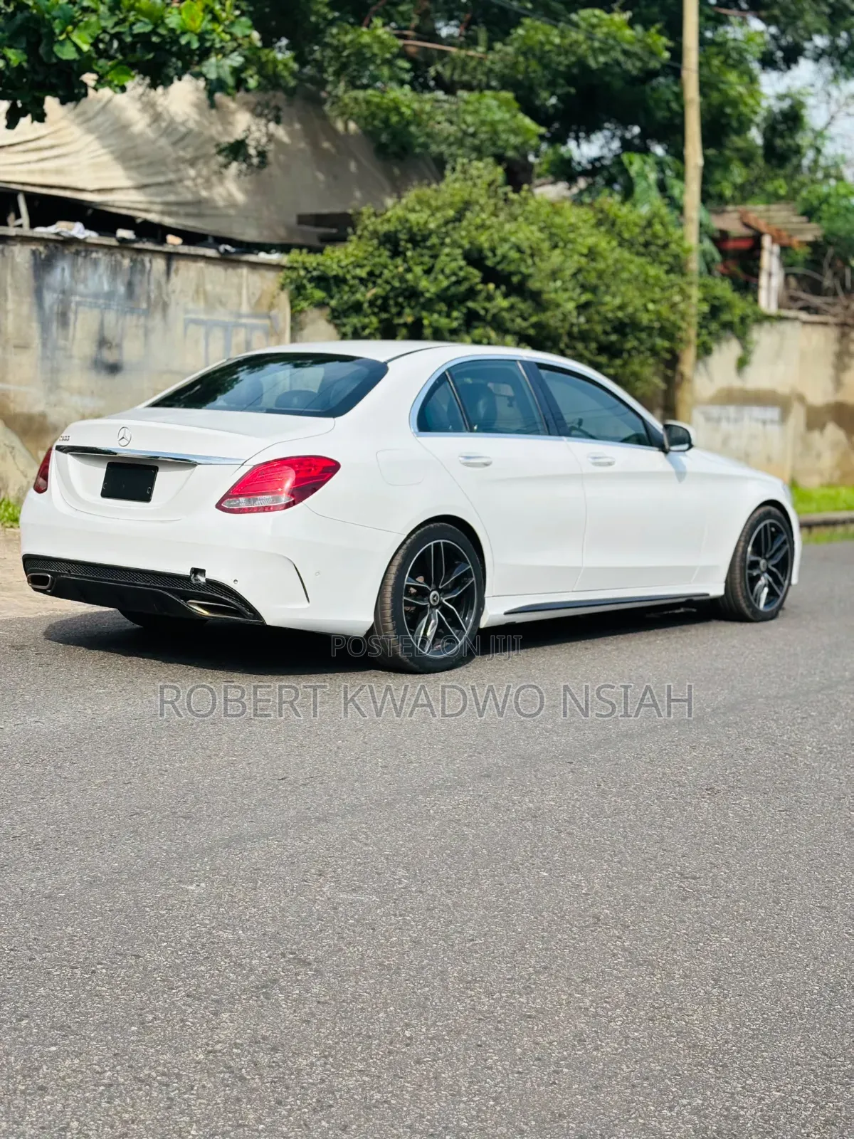 Mercedes-Benz C300 Base C300 AWD 4MATIC Sedan 2018 White