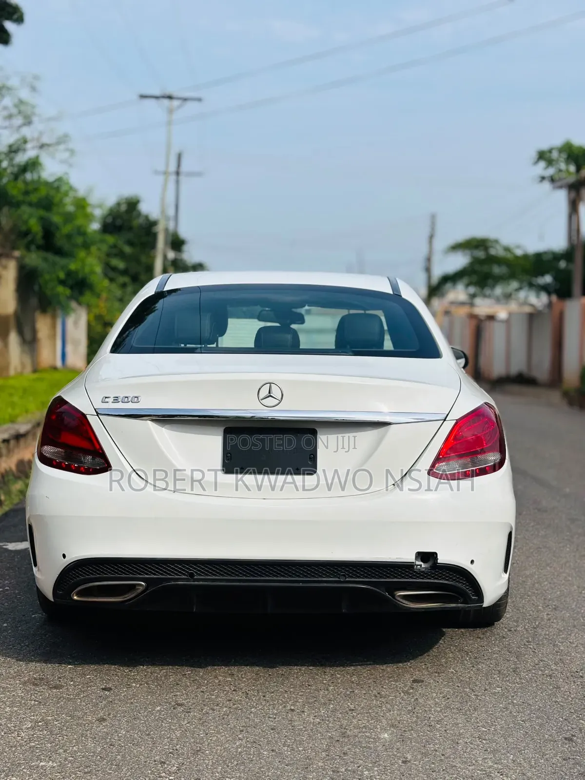 Mercedes-Benz C300 Base C300 AWD 4MATIC Sedan 2018 White