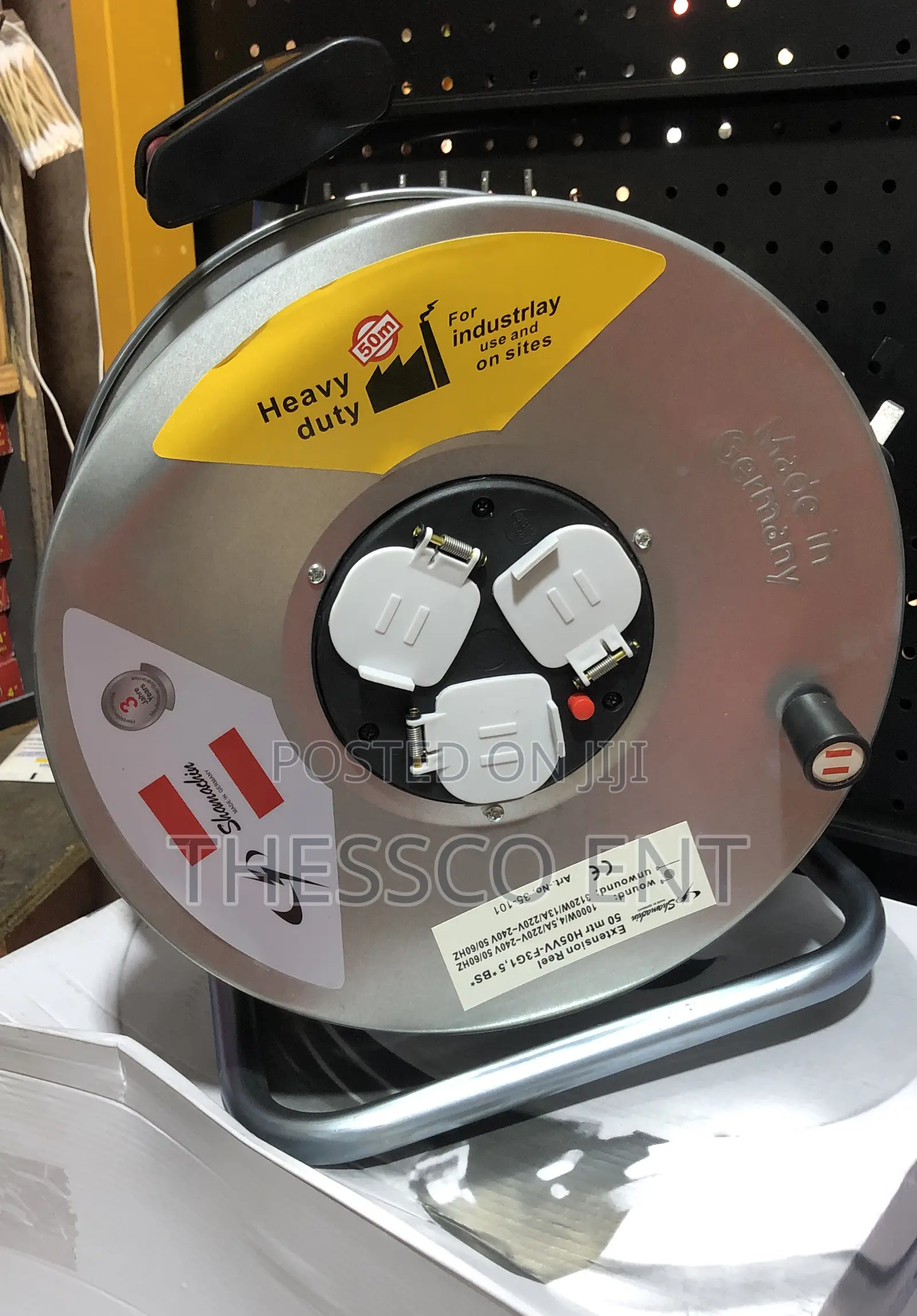 Heavy Duty Extension Reel 50m
