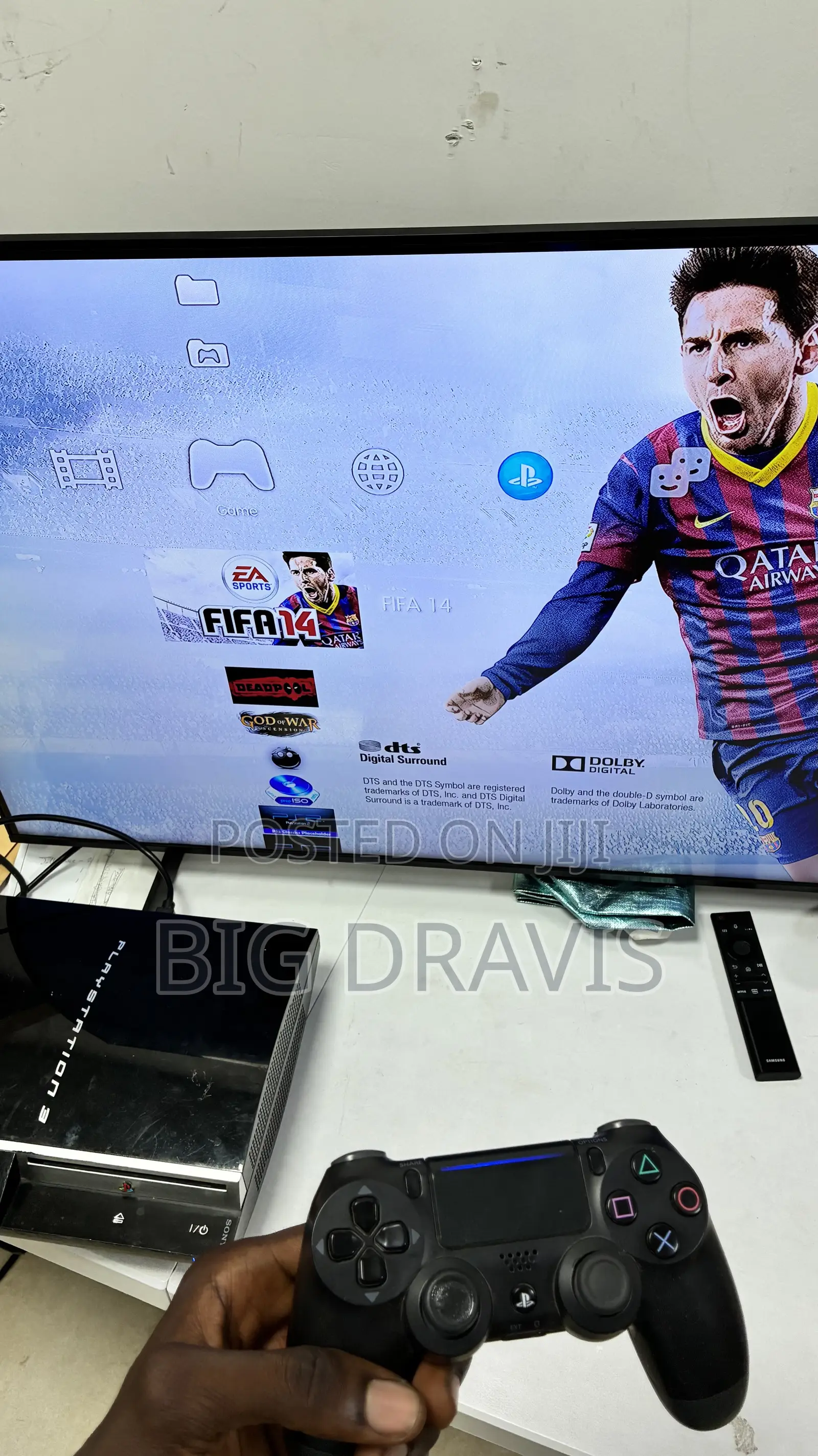 Ps3 (Jailbreak) With Games and One Controller: