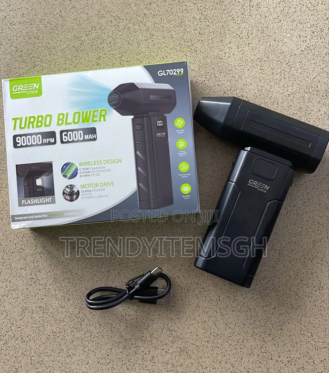 6000mah Turbo Blower
