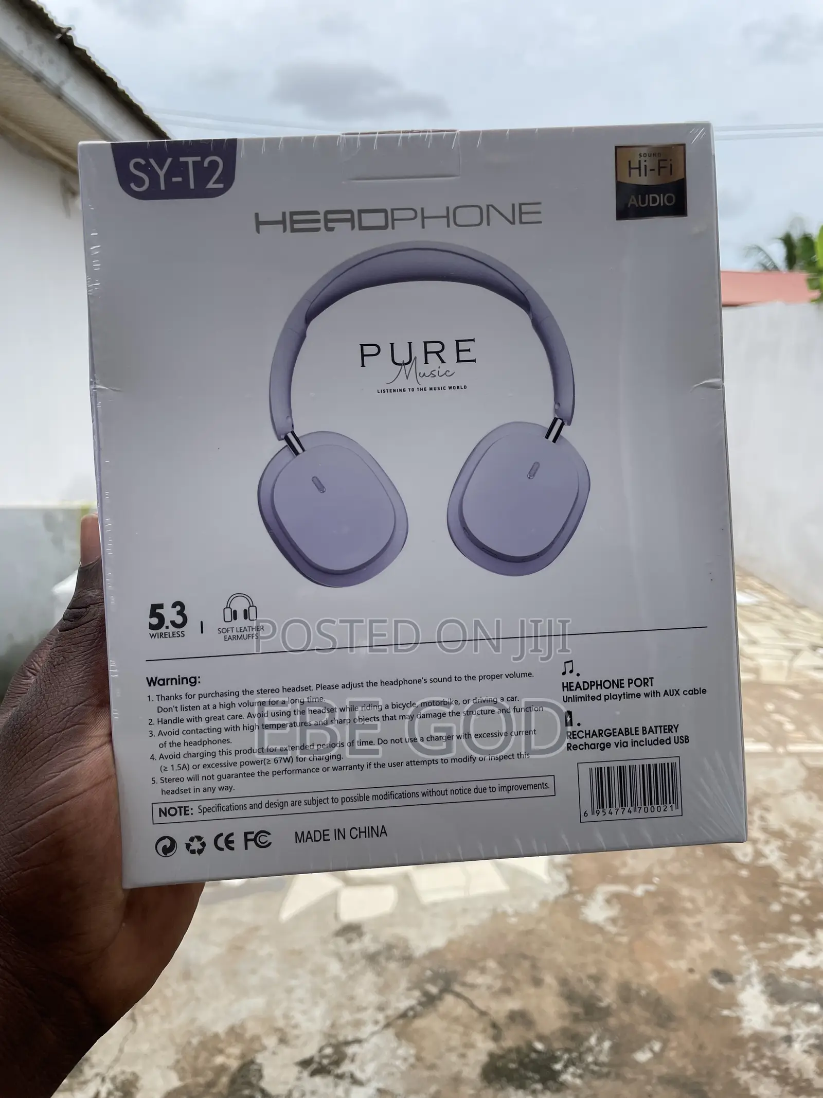 High Performance Bluetooth Headset - Purple
