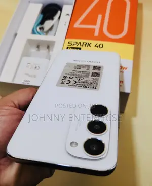 New Tecno Spark 40 Pro+ 256 GB White