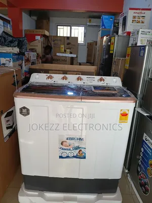 Bruhm 12kg Washing Machine Twin Tup