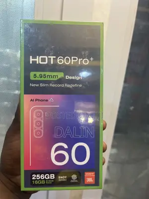 New Infinix Hot 60 Pro+ 256 GB