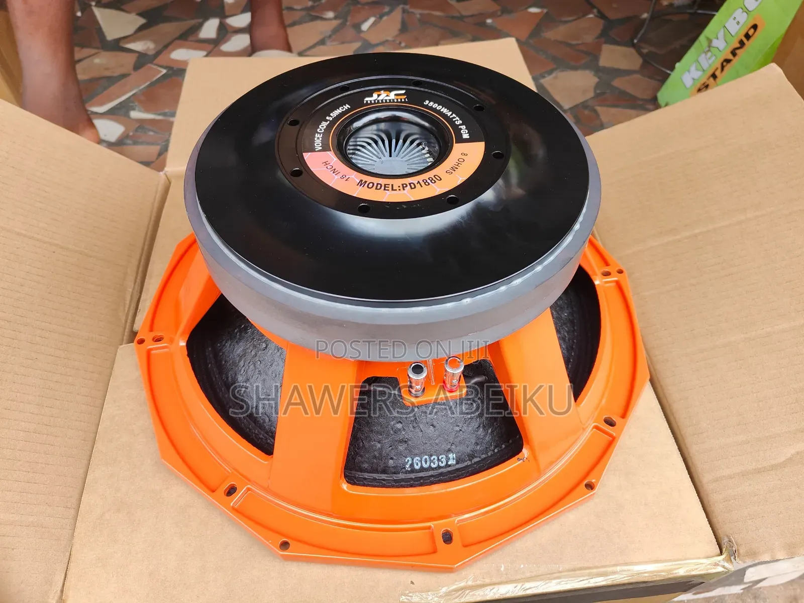 18" Raw Speaker