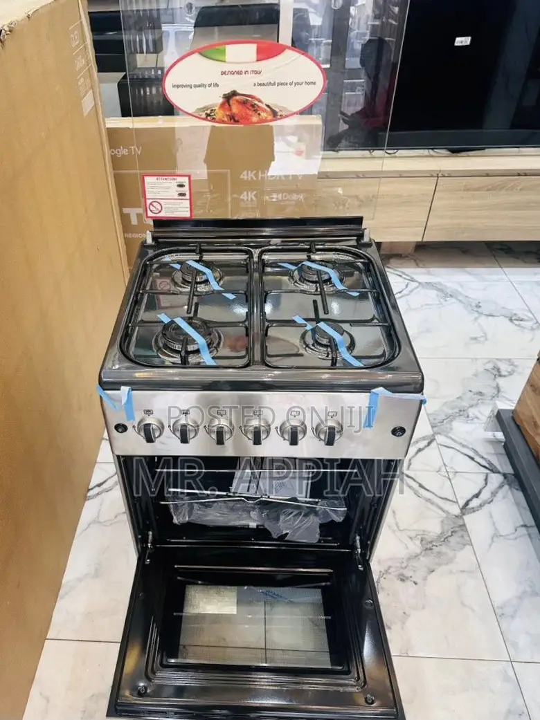 Extremely Quality Ferre 4 Gas Burner With Oven Grill(Glass Oven).