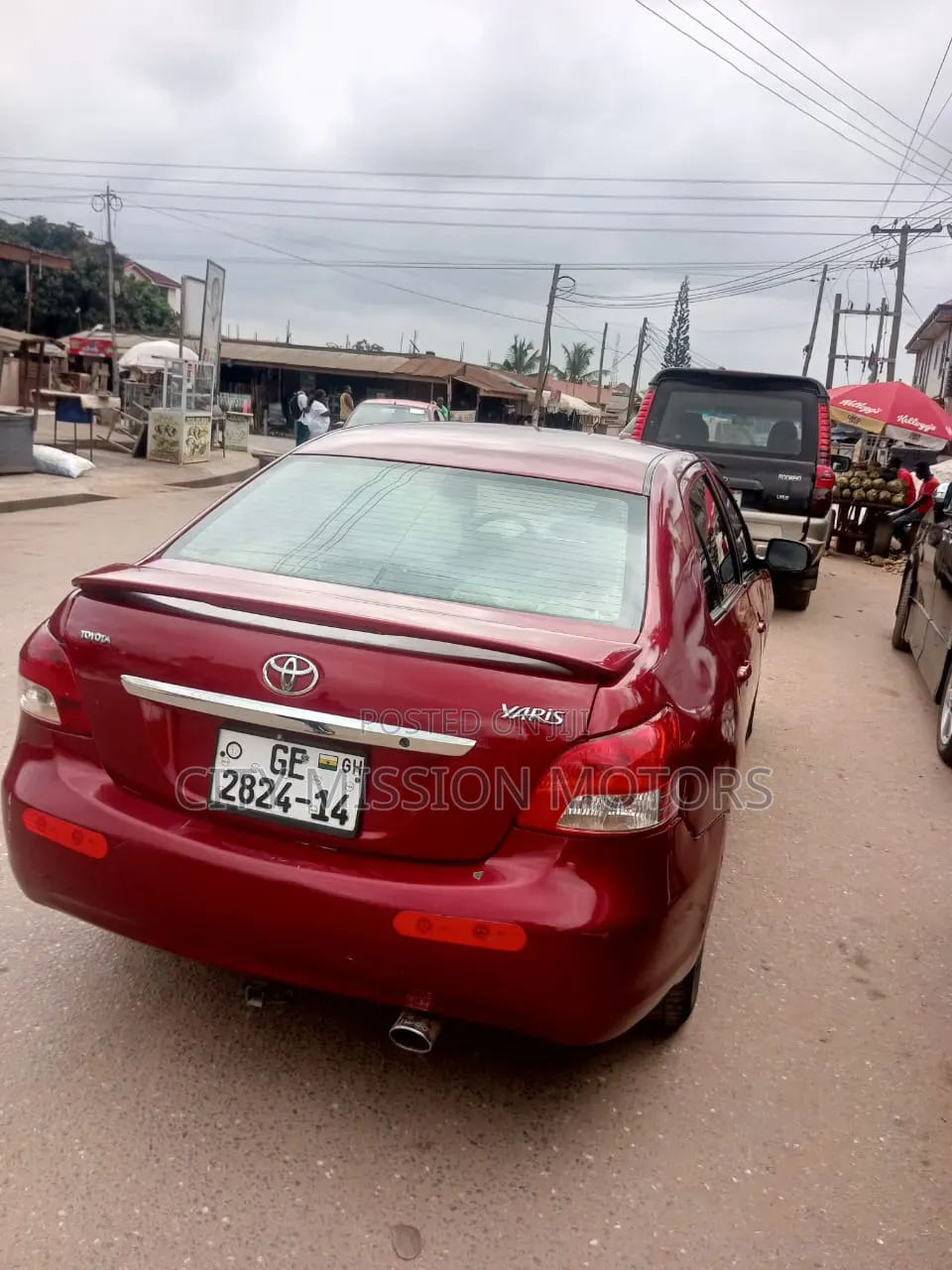 Toyota Yaris 2010 Red