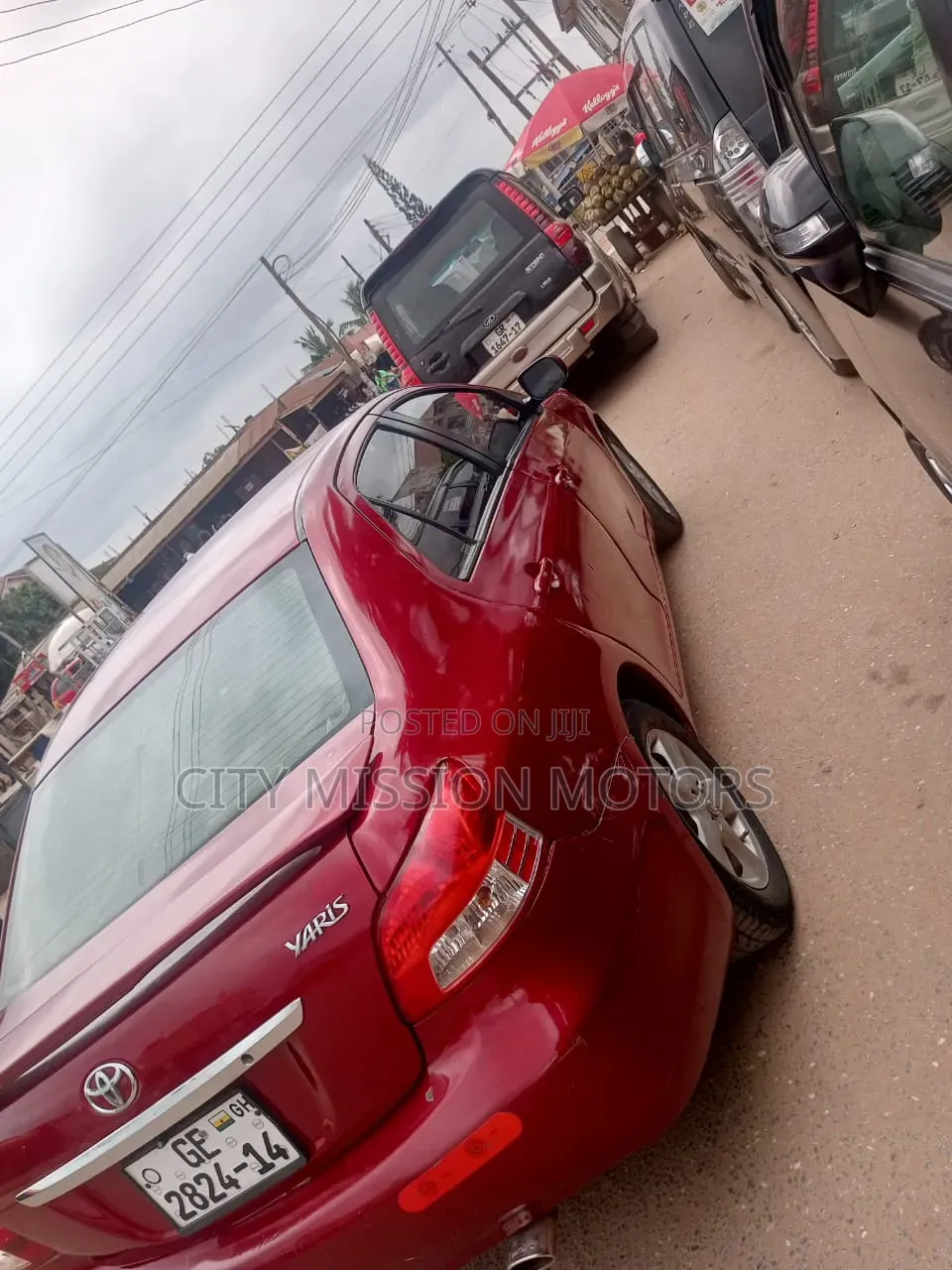 Toyota Yaris 2010 Red