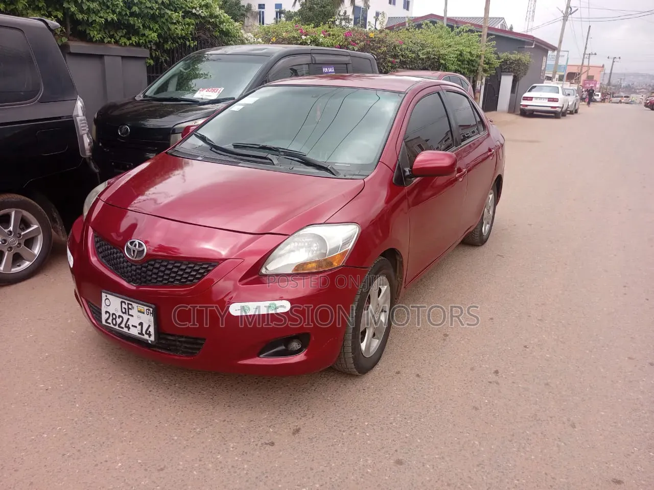 Toyota Yaris 2010 Red